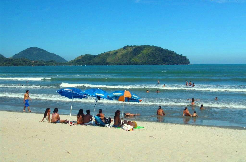 Aptos Familia Com Ar Condicionado Ubatuba Praia Pereque Acu المظهر الخارجي الصورة