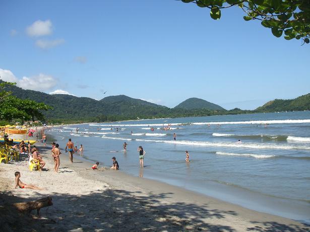 Aptos Familia Com Ar Condicionado Ubatuba Praia Pereque Acu المظهر الخارجي الصورة
